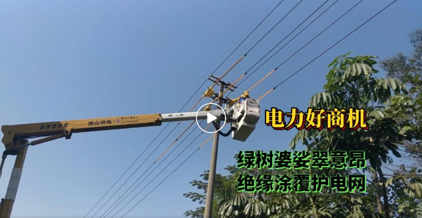 電力好商機(jī)｜綠樹婆娑翠意昂，絕緣涂覆護(hù)電網(wǎng)